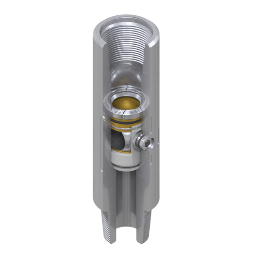 1 piece kelly valves with canister guard.