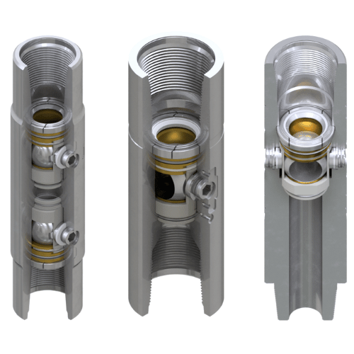 TOP DRIVE SAFETY VALVES WITH CANISTER GUARD